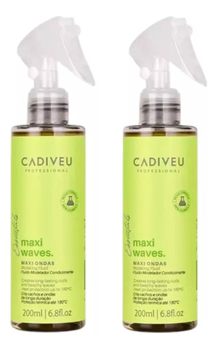 Cadiveu Kit 2 Maxi Ondas Ativador De Cachos 200 Ml Cada