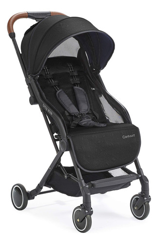 Contours Bitsy Elite - Cochecito De Bebé De Viaje Compacto. Color Negro (onyx Black)