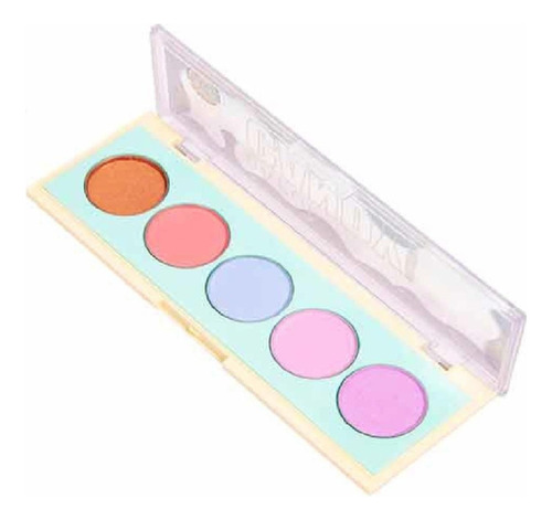 Paleta Sombras Dapop Candy 5 Cores Opacas