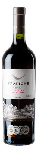 Pack De 2 Vino Tinto Trapiche Roble Cabernet Sauvignon 750 M
