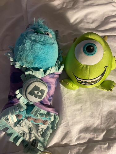 Set De Peluches De Monsters Inc. Mike Y Sullivan Originales