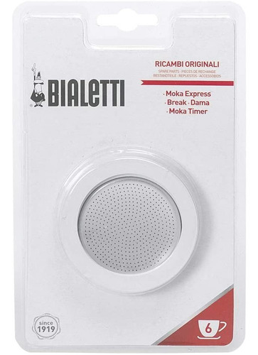 Bialetti - Repuesto De Filtro Y Junta Para Cafetera Espresso