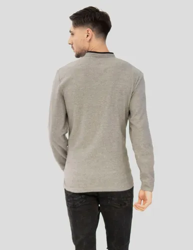 Playera cuello mao manga larga new arrivals