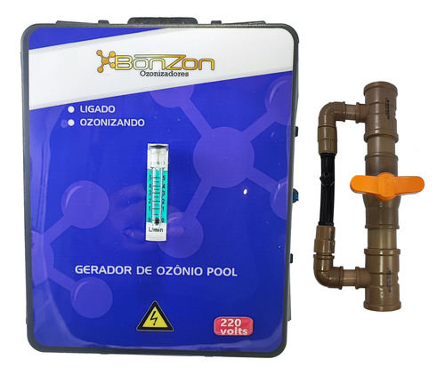  Gtek  Bonzon B15 Aparelho Gerador Ozonio Para Piscina Ate 15 Mil Litros Bonzon 220V