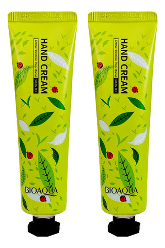 2 Crema De Mano De Té Verde - Bioaqua