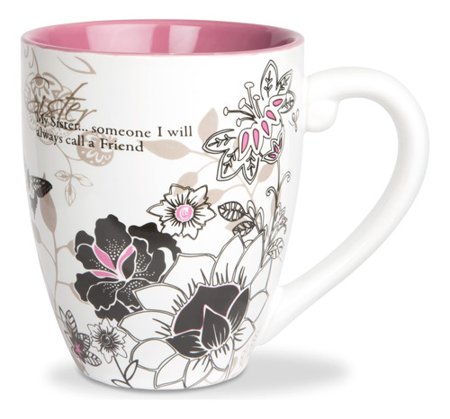 Taza Mark My Words Sister De 4-3/4 Pulgadas, Capacidad De 20