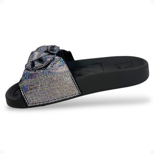 Imagem 3 de 4 de Chinelo Com Laço Slide Infantil Molekinha