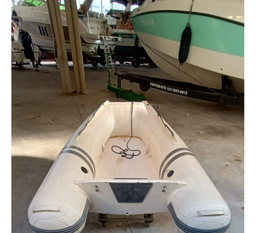 Bote Inflável Fundo Rígido Com Motor Yamaha 4hp