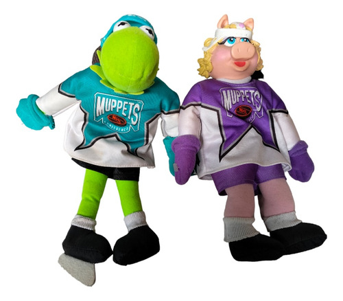 Peluches Muppets Piggy Y Rene Hockey Nhl 1995