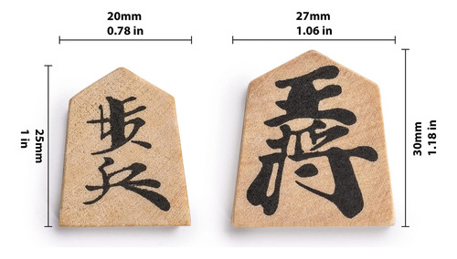 Yellow Mountain Imports Juego De Ajedrez Japonés Shogi - Tab