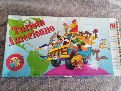 Juego De Mesa Turista Americano Looney Tunes Incompleto 