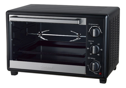 Horno Electrico Con Rosticero 35lts Hes35r Imaco Color Negro