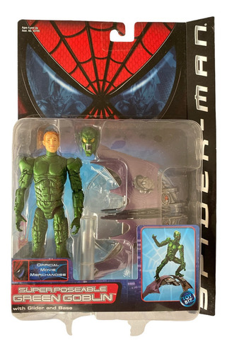 Superposeable Green Goblin Sam Raimi Movie Toybiz 2001 6pulg (Usado)