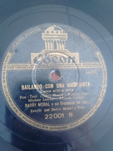Barry Moral Y Su Orquesta De Jazz Disco Pasta Tk 22001 C25