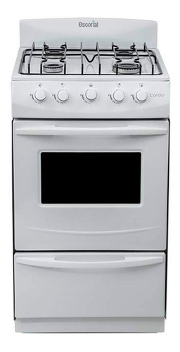 Imagen 3 de 7 de Cocina Gas Licuado Escorial Candor S2 Gl Blanca 4 Hornallas