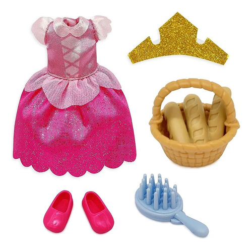 Disney Animators Set Juego Miniatura Aurora Bella Durmiente.