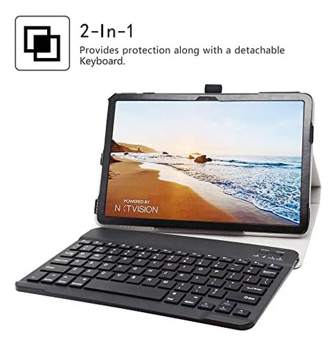 X Jrtal Compatible Con Funda Con Teclado Tcl Tab 10 5g,