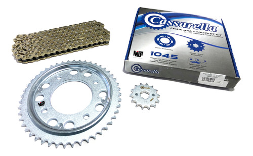 Kit Arrastre Cassarella Cb 160 F / Cb160f - Cadena Reforzada