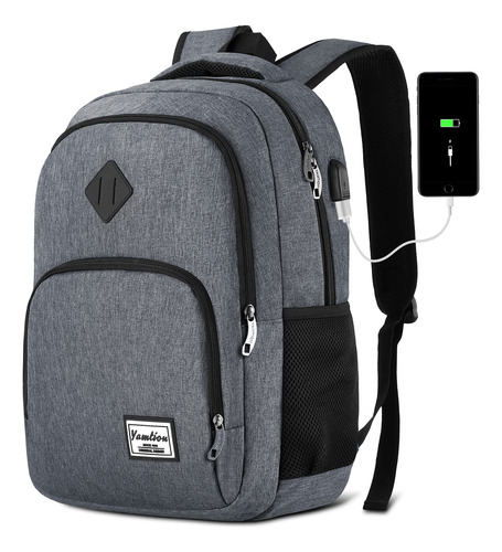 Mochila De 17.3 Pulgadas Para Hombres Y Mujeres, Mochila Esc