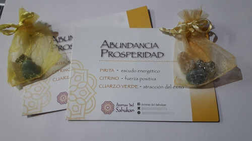 Imagen 2 de 10 de Set Gemoterapia Talisman Abundancia Prosperidad