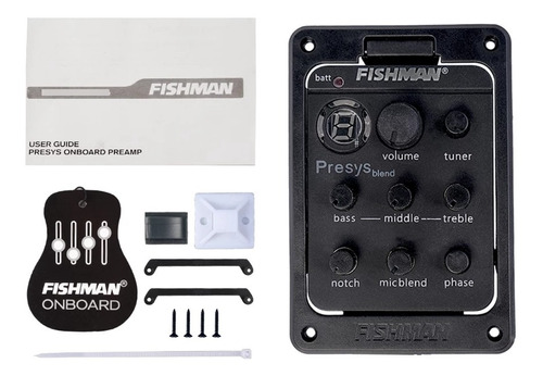 Captador Fishiman 301 Afinador Violão C/mic Frete Grátis 
