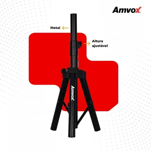 Tripé Suporte Para Caixa De Som Amvox Atp 001 Em Metal | MercadoLivre