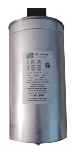 Capacitor Weg  10045997 Trifasica 5kvar 480v Ucw-t