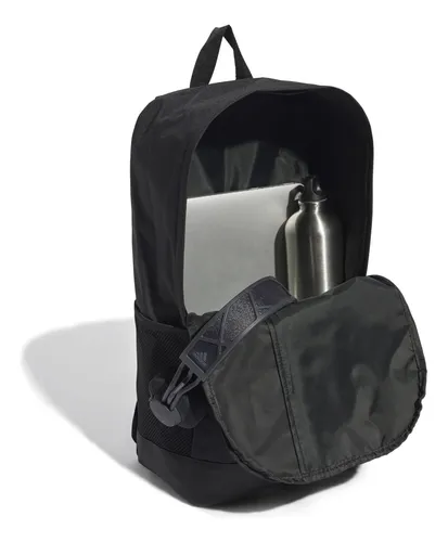 Mochila Unisex adidas Linear Backpack Jd9556 Black/White 18.5L