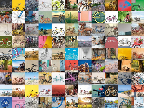 Rompecabezas Puzzle 1500 99 Bicicletas Ravensburger