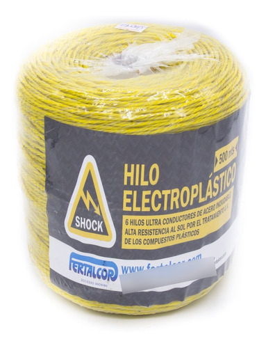 Hilo Eléctrico Fluorescente Amarillo X 500 Metros