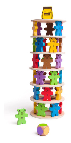 Juego Torre De Osos Que Caen De Madera Bigjigs Toys 33025