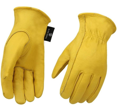 Boss Gloves 4068l Guantes De Cuero De Grano Premium, Marrón