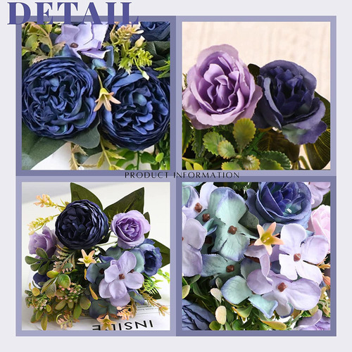 Mt 2 Rosas Artificiales De Seda For Decoración De Bodas
