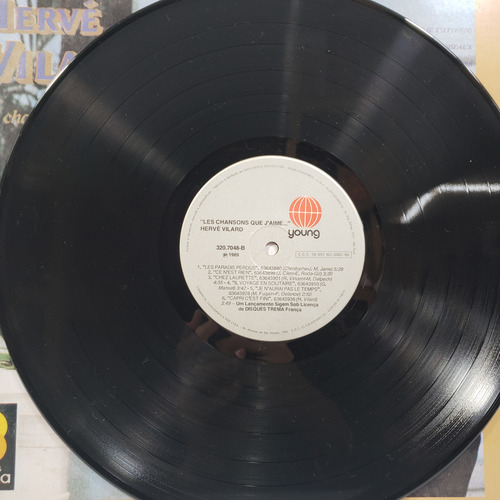 Lp Hervé Vilard Les Chansons Que Jáime... (Usado)