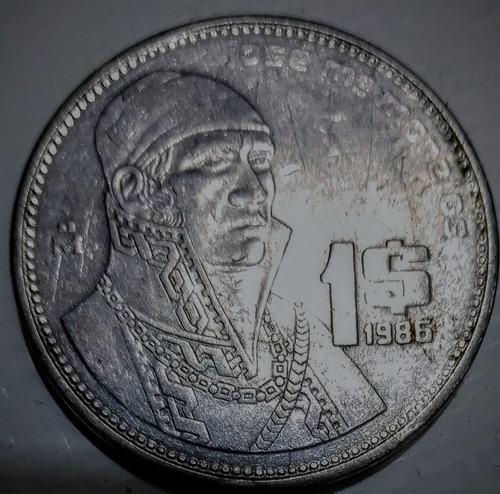 Moneda De 1 Peso. José María Morelos (1986