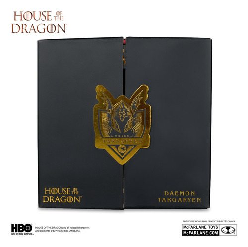 Caja De Coleccionista House Of The Dragon / Game Of Thrones - Daemon Targaryen