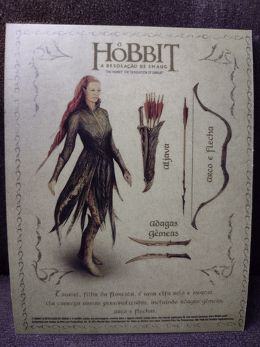 Dvd O Hobbit A Desolação De Smaug + 6 Cards