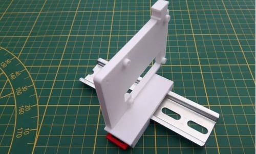 Suporte De Raspberry Pi Para Trilho Din Impresso Em 3d