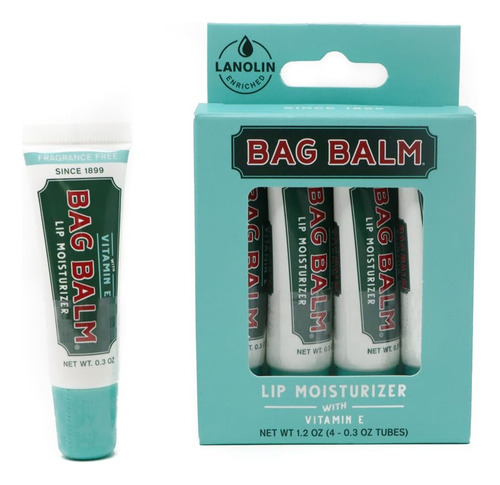 Vermont's Original Bag Balm Balsamo Labial Sin Fragancia Con