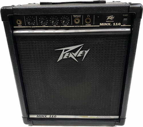 Amplificador Baixo Peavey Made Usa Raridade Minx Mostruario