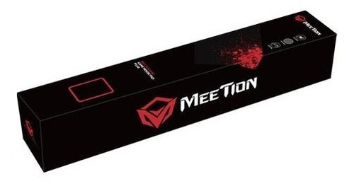 Imagen 3 de 3 de Mousepad Gamer Antideslizante Meetion Negro
