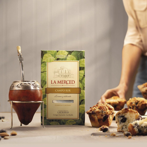 Imagen 4 de 9 de Yerba Mate La Merced Campo Sur Libre Gluten Sin Tacc Pack X6