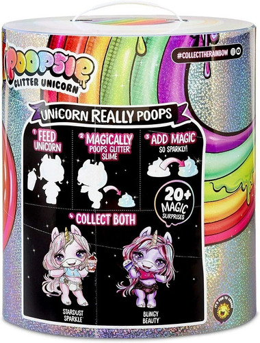 Imagen 4 de 4 de Poopsie Surprise Muñeca Unicornio 20 Sorpresas Slime Envio G