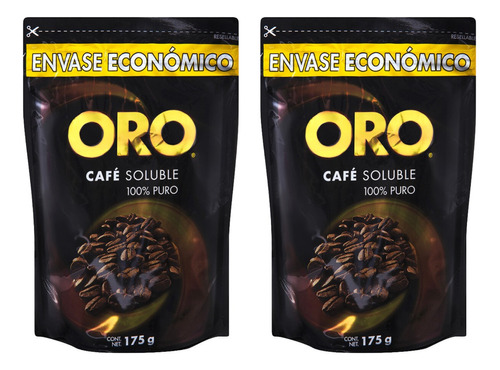 2 Pack Cafe Soluble Oro 175 Grs