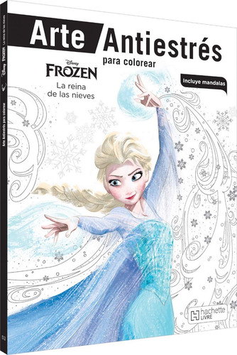 Imagen 1 de 3 de Colorea Frozen Arte Antiestres Libro Disney Mandalas Elsa