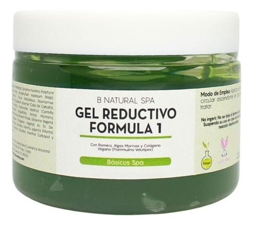 Gel Reductivo Formula 1 De 480grs Ideal Para Masajes.