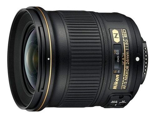 Lente Nikon Objetivo Nikkor Af-s 24mm F/1.8g Ed 24 Mm