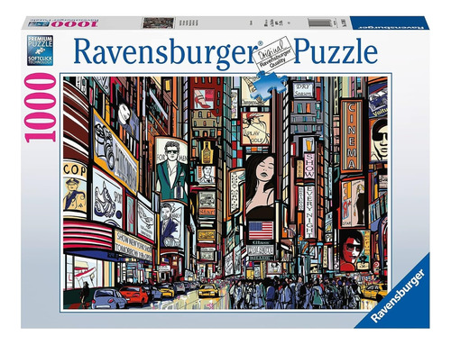 Rompecabezas 1000 Piezas Ravensburger -  Nueva York Retro