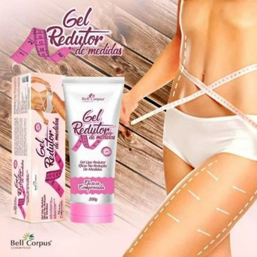 Seca Barriga Creme Anti Estrias Queima Gordura 200g Gel Lipo Eficaz Na Redução De Medidas