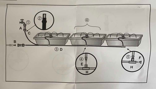 Kit Riego Por Goteo Para Jardineras Y Macetas Elgo